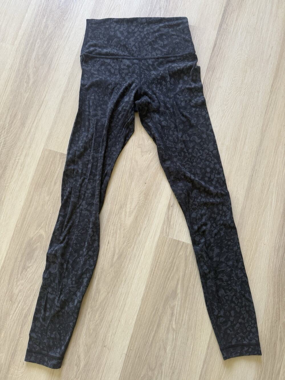 Lululemon Align Pant 28" Wild Thing Camo Deep Coal Multi
